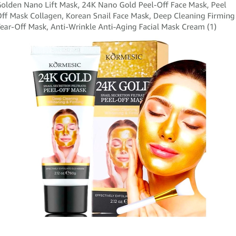 24 karat gold face mask
